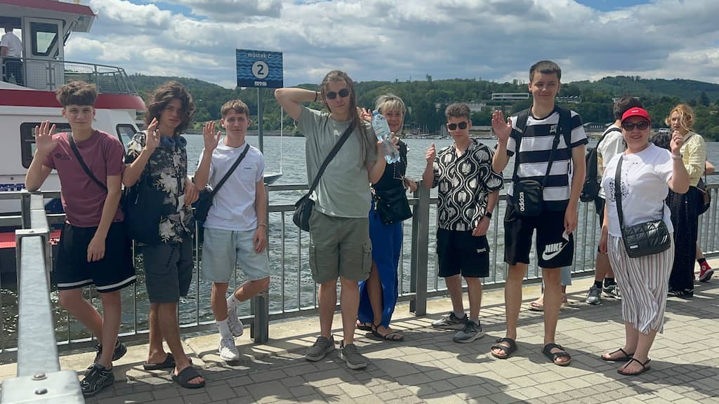 Group of participants of the Czech language summer school in Brno