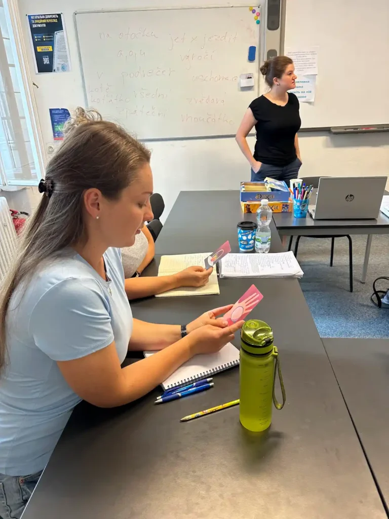 Літня школа в Чехії - практичне заняття з чеської мови